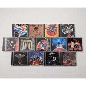 Judas Priest Vintage CD Lot of 13 Mostly Columbia Painkiller Ram it Down Turbo +